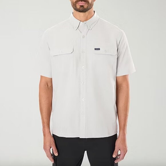 Smiths Workwear Quick Dry Performance Mens Fit Big and Tall Shirt, Sz 4XB , Gray - Picture 1 of 4